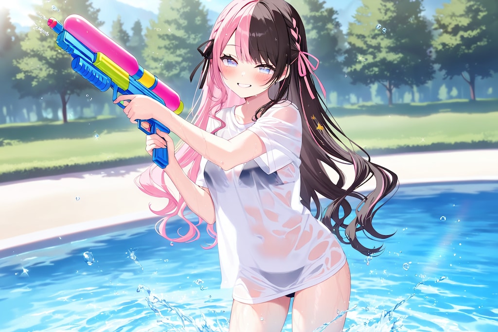 水遊び