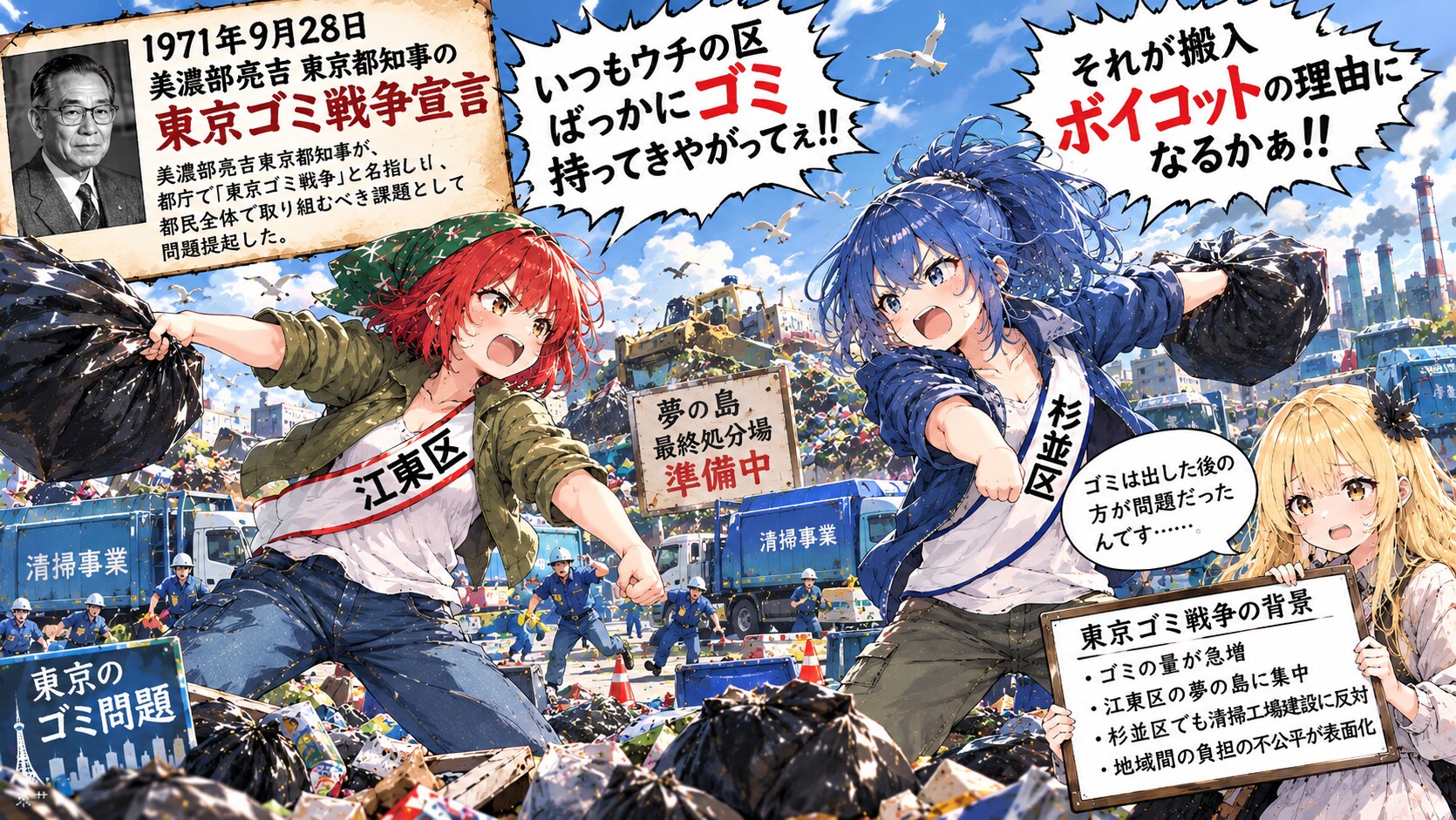 9月28日はゴミ戦争宣言の日 | の人気AIイラスト・グラビア