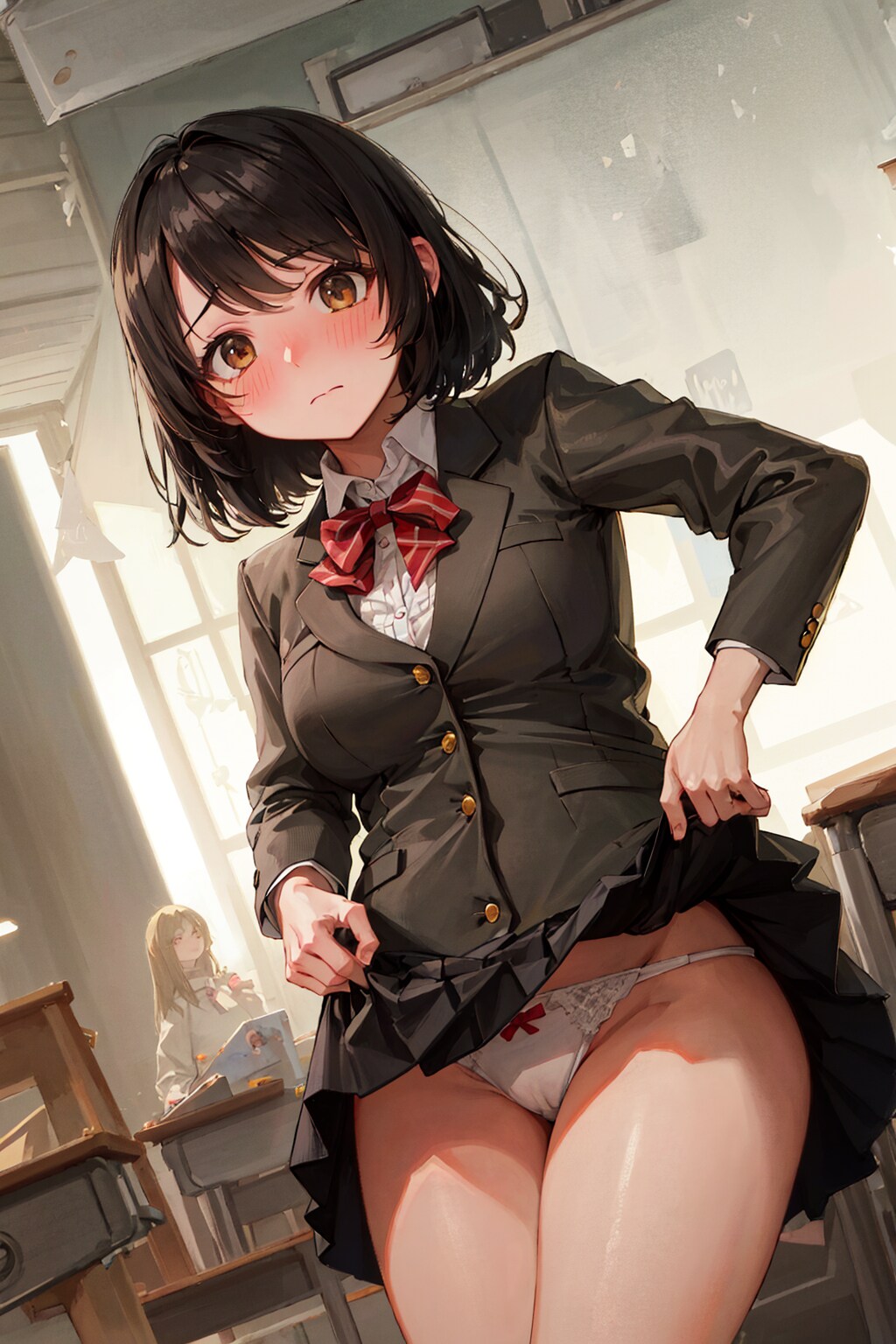 パンツ見せJK