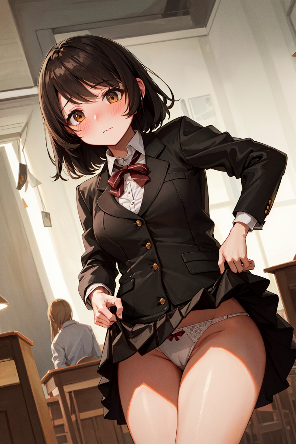パンツ見せJK