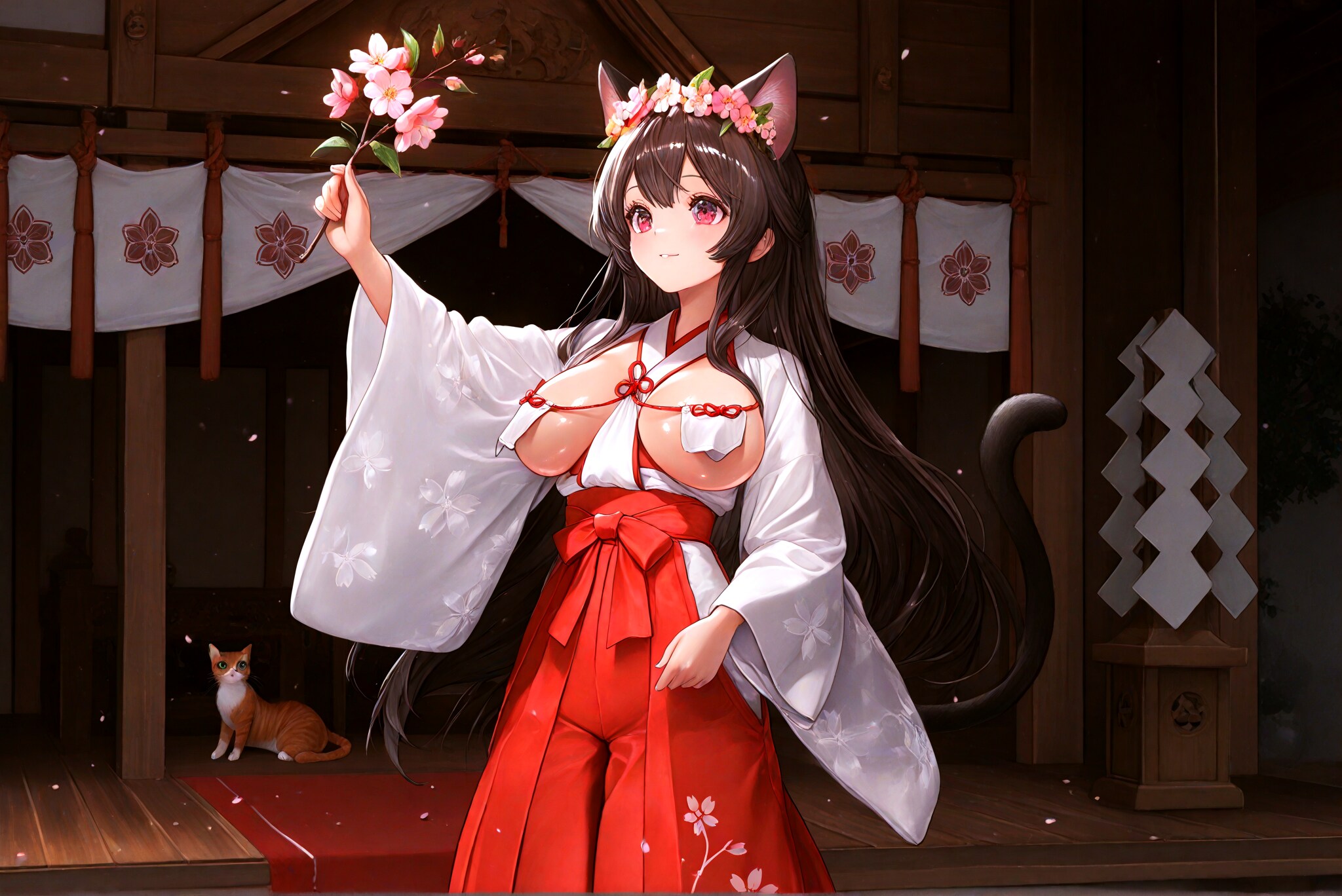 神楽舞 | の人気AIイラスト・グラビア