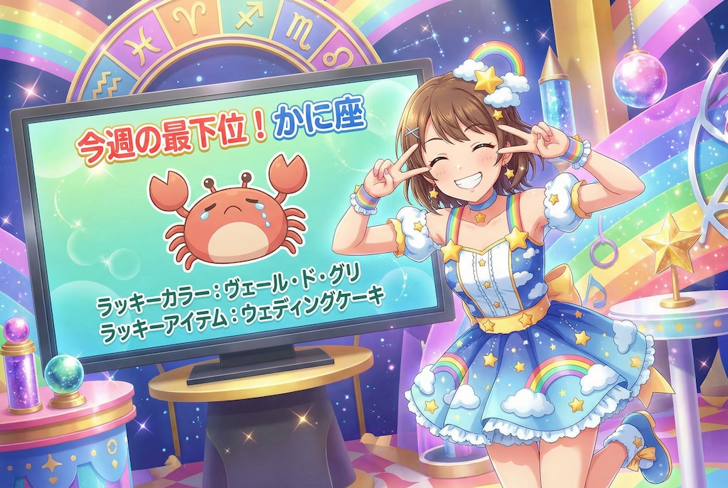 最下位は～…かに座！！