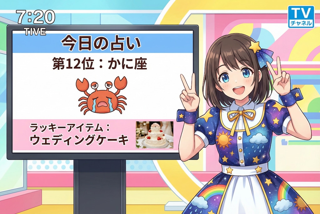最下位は～…かに座！！