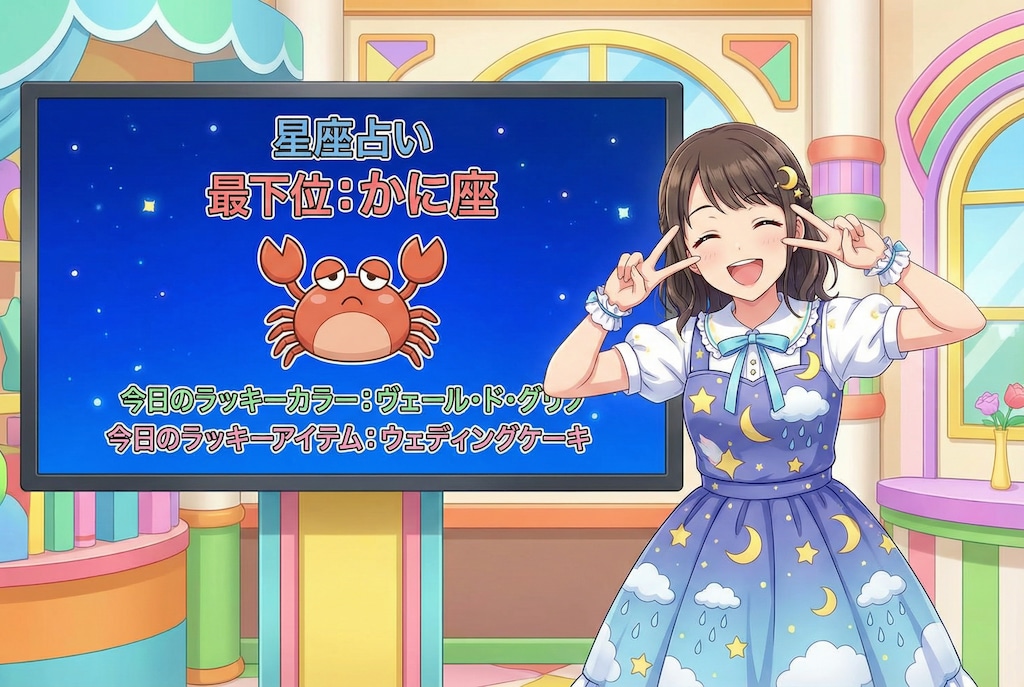 最下位は～…かに座！！