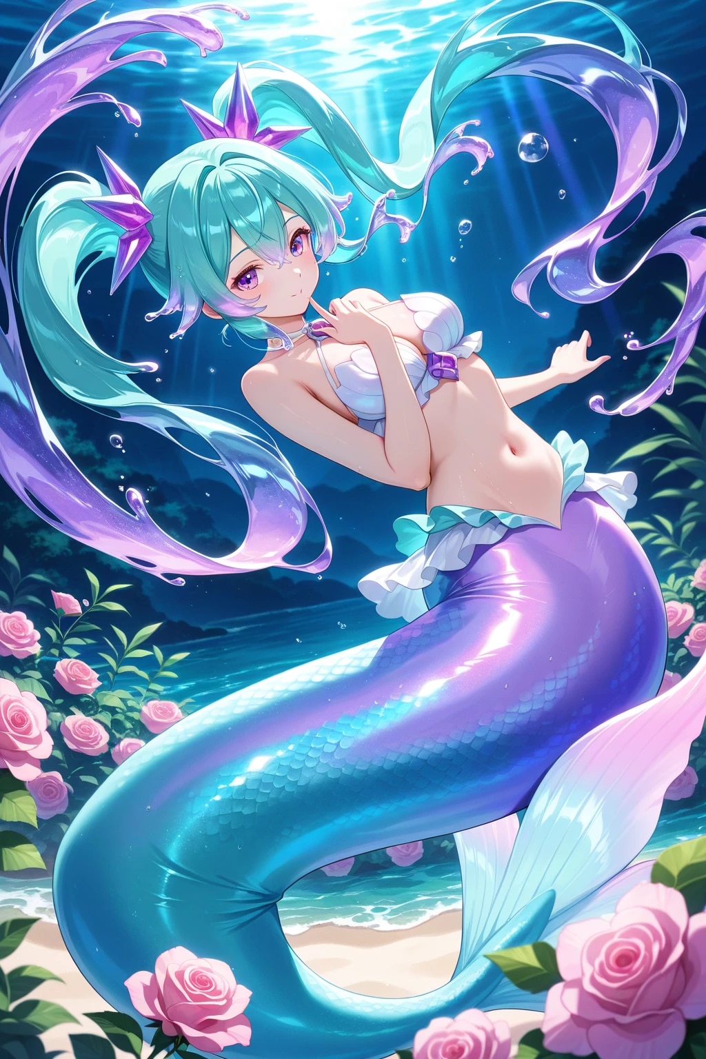 海底に咲く花 | の人気AIイラスト・グラビア