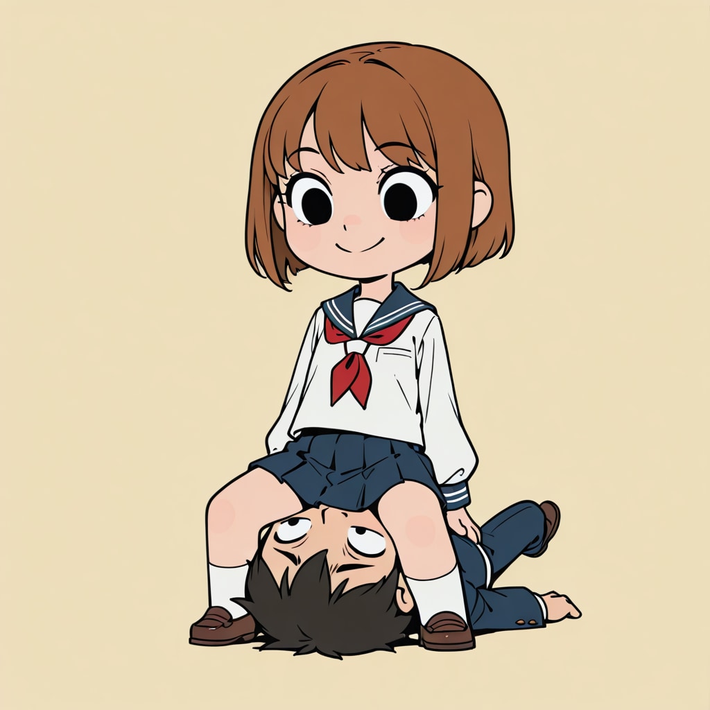 マウント女学生