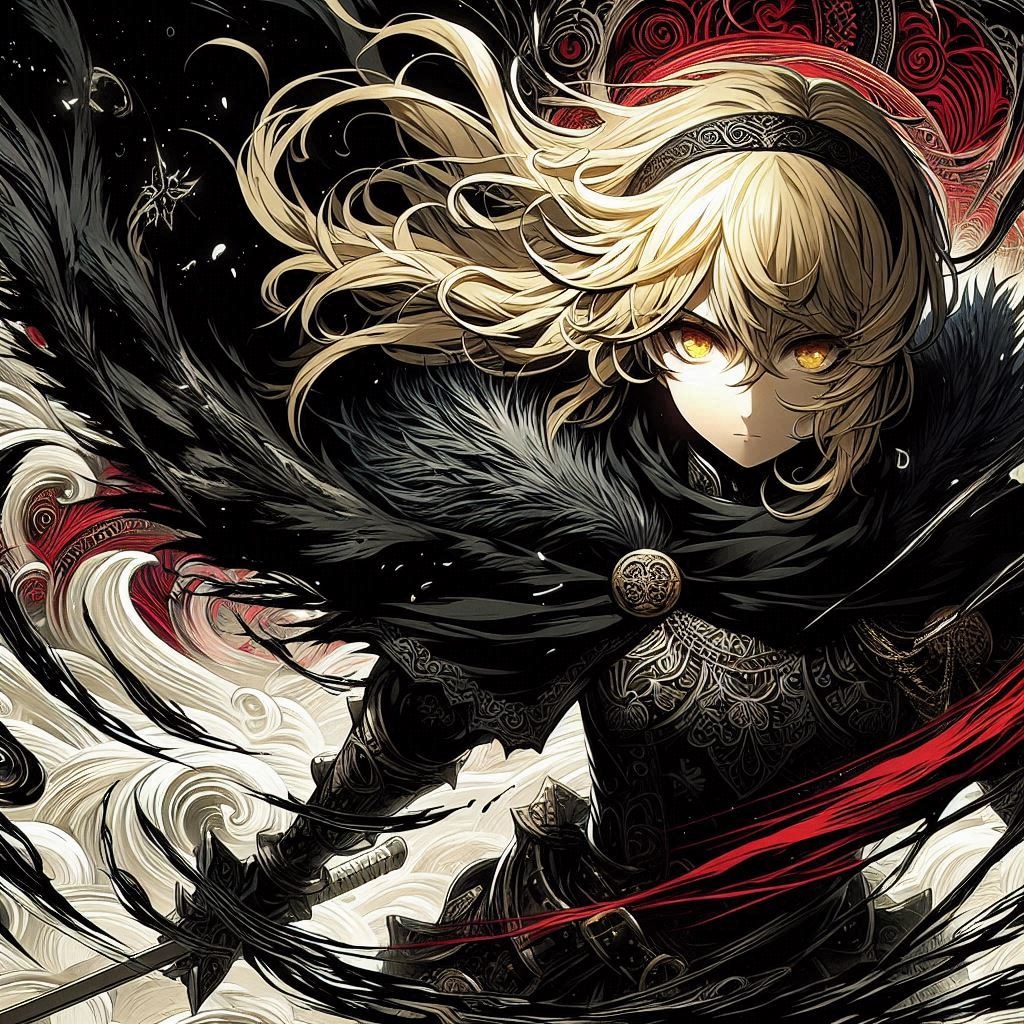 ブロンドの女騎士さん797