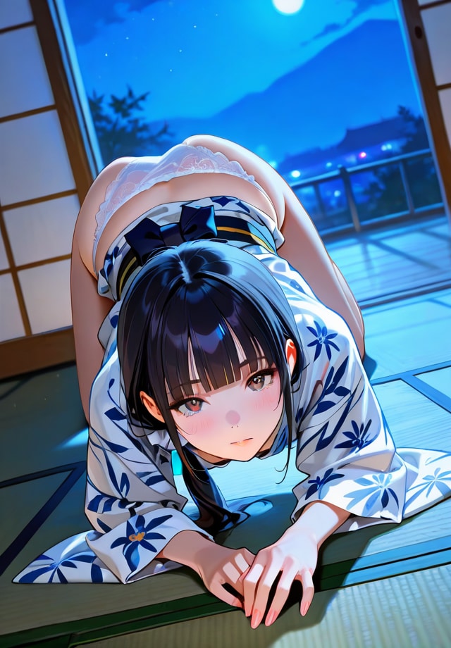 窓の向こう以外にも御山が２つ