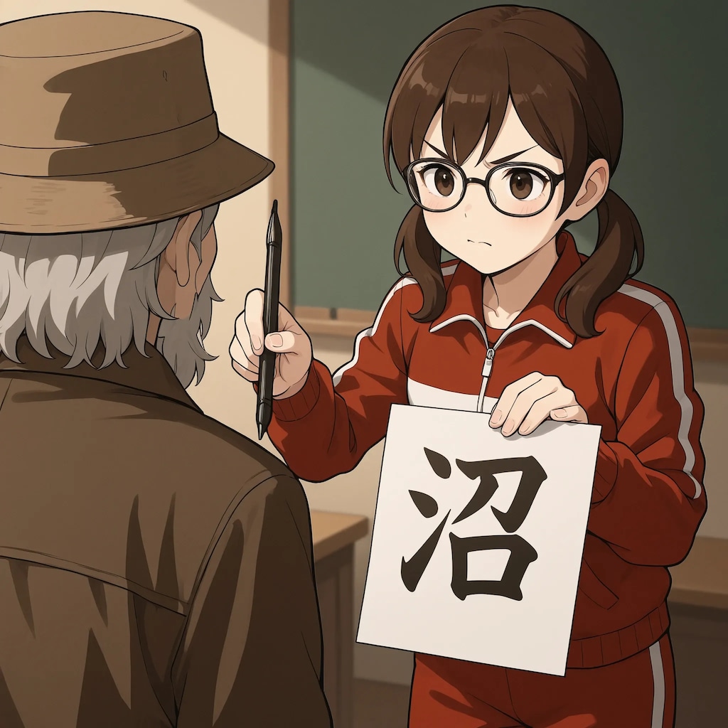 シノエミ先生が作者に贈ることば｢老｣｢沼｣｢省｣