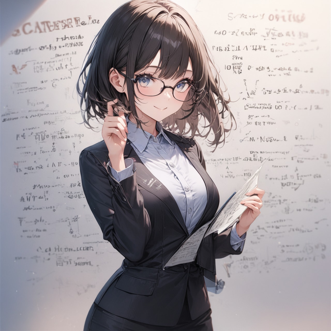 インテリ系 | の人気AIイラスト・グラビア