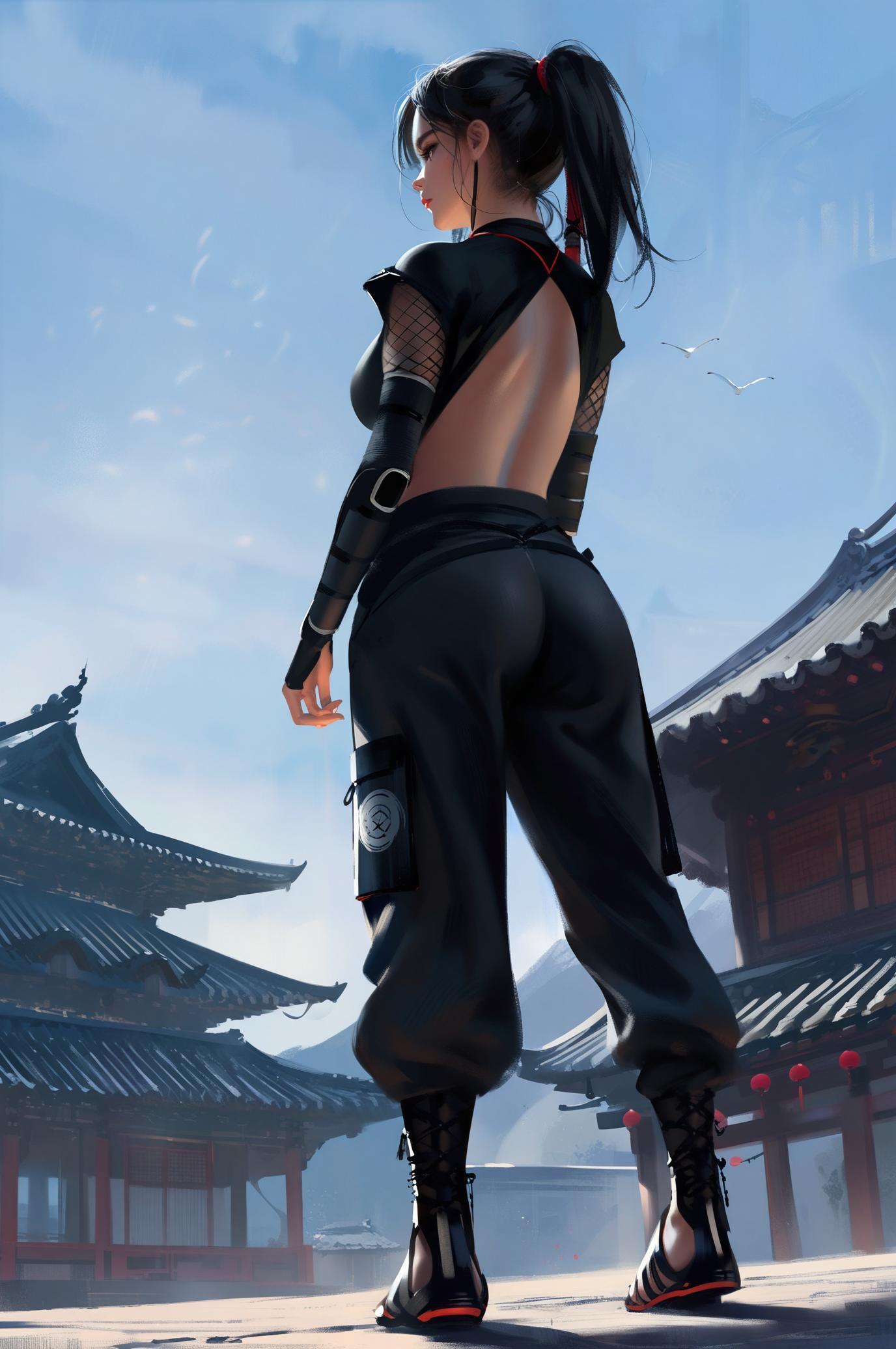 夏場のくの一 | の人気AIイラスト・グラビア