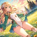 お花畑の妖精さん 2枚目