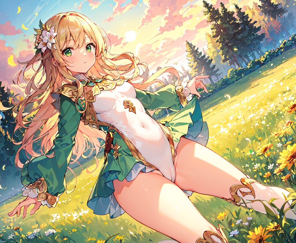 お花畑の妖精さん