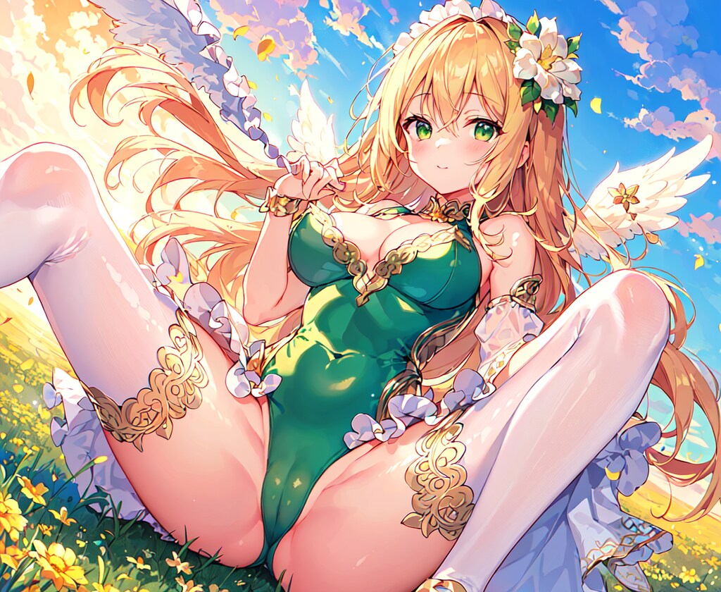 お花畑の妖精さん