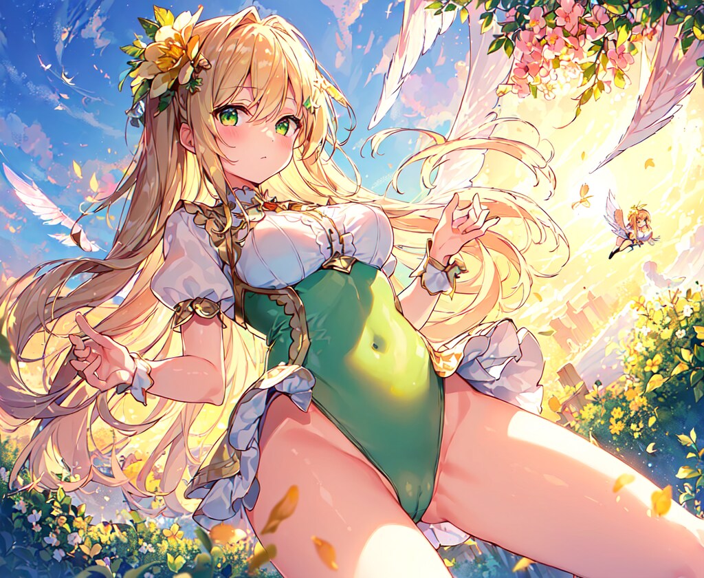 お花畑の妖精さん