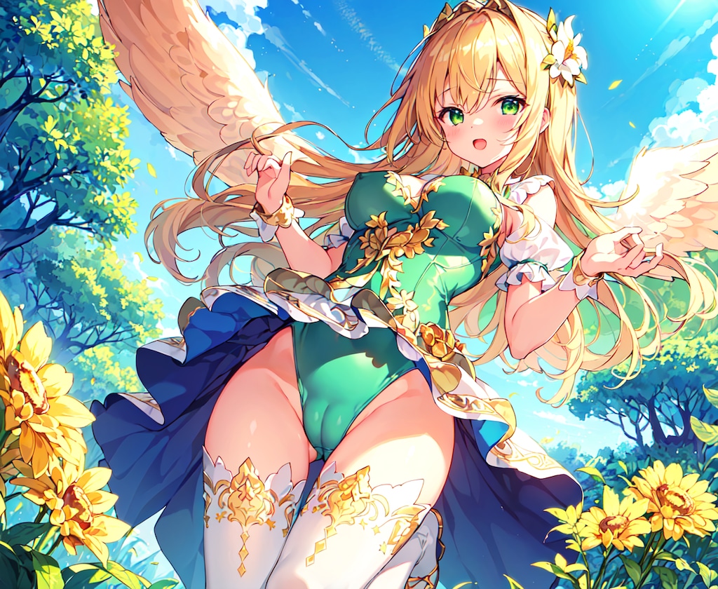 お花畑の妖精さん