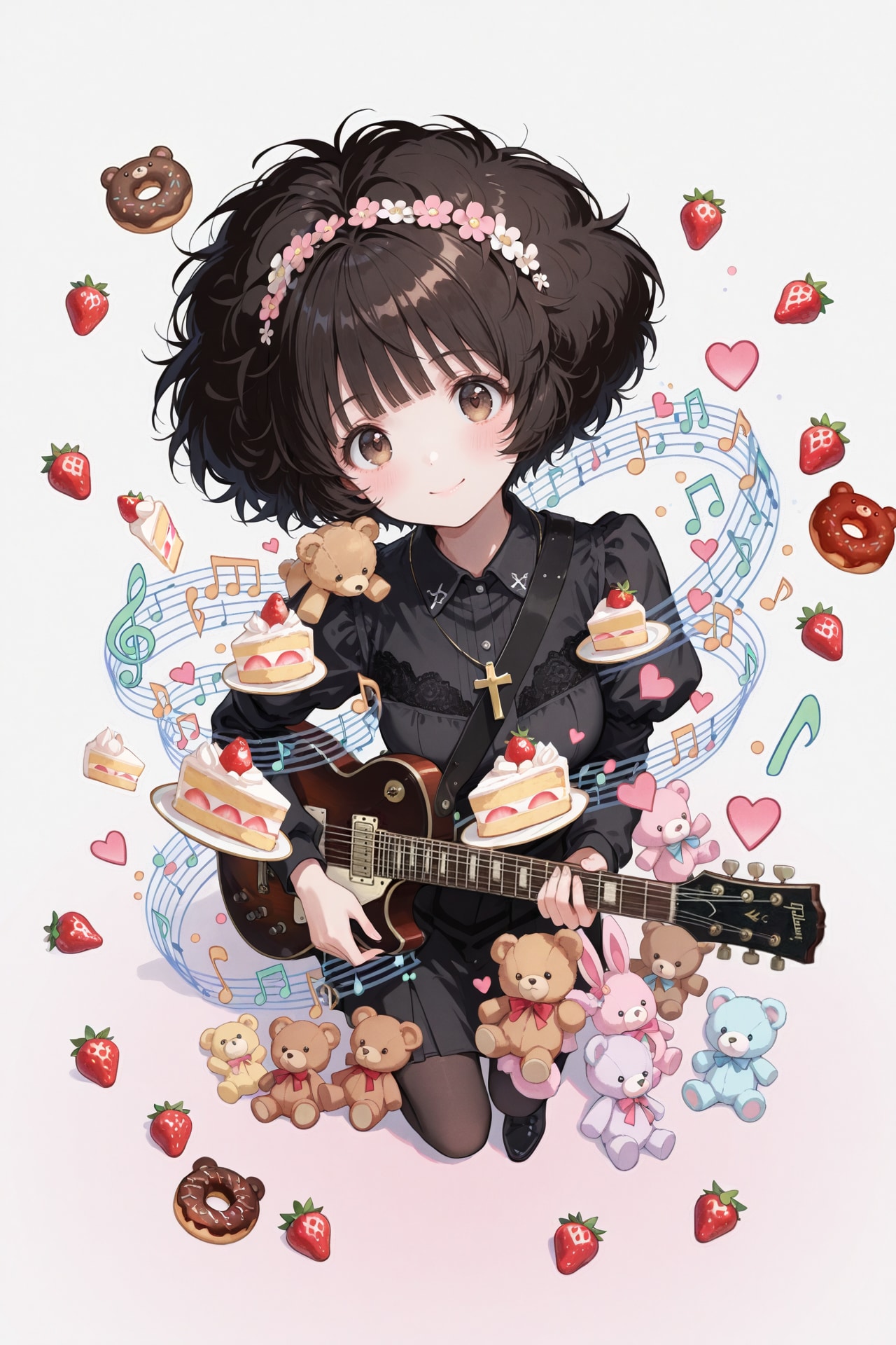 音符とスイーツとクマさんと💕 | の人気AIイラスト・グラビア