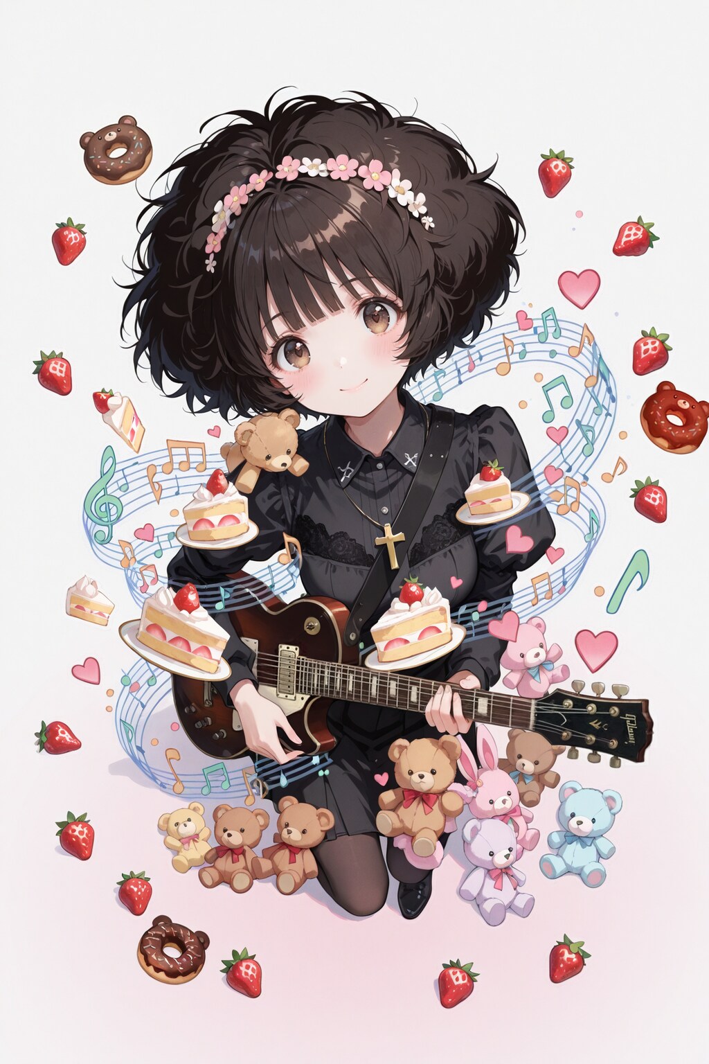 音符とスイーツとクマさんと💕