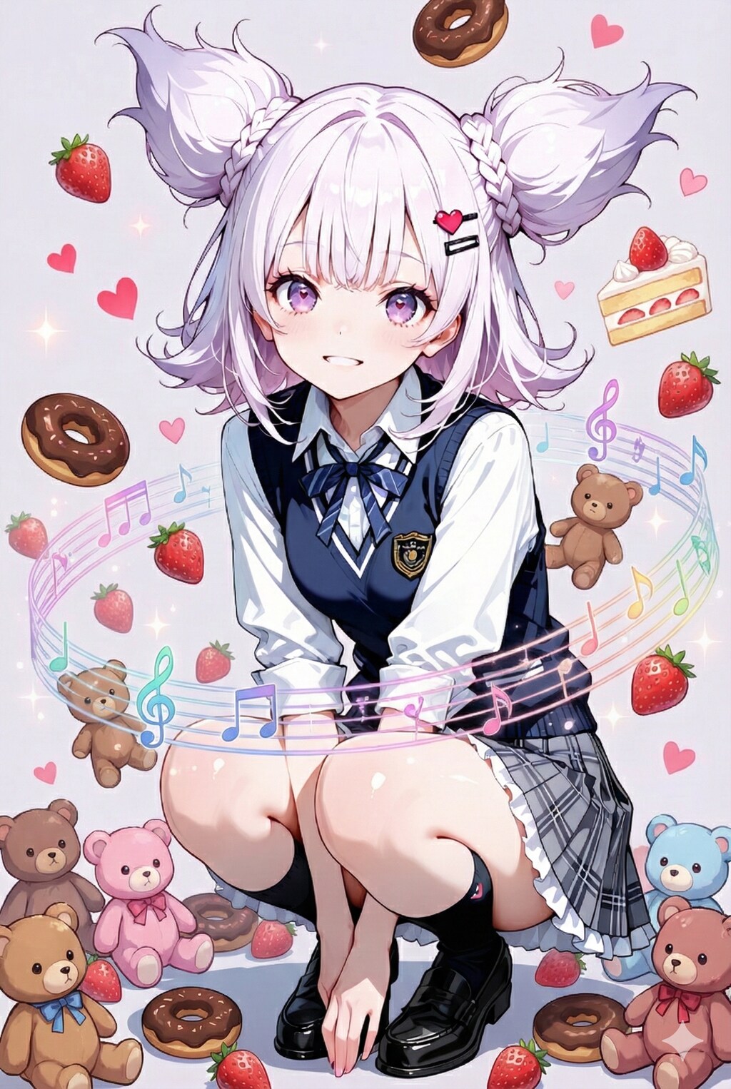 音符とスイーツとクマさんと💕