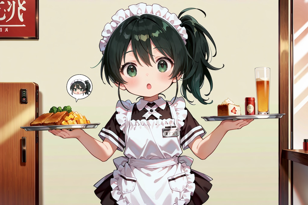 ちびキャラウェイトレスさん Y919