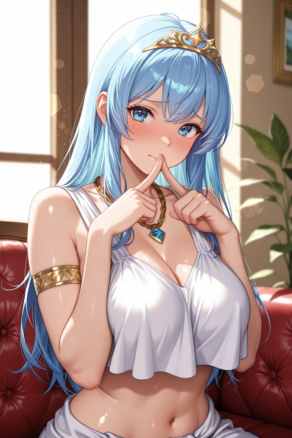 古代ギリシャ風衣装のラピスちゃん