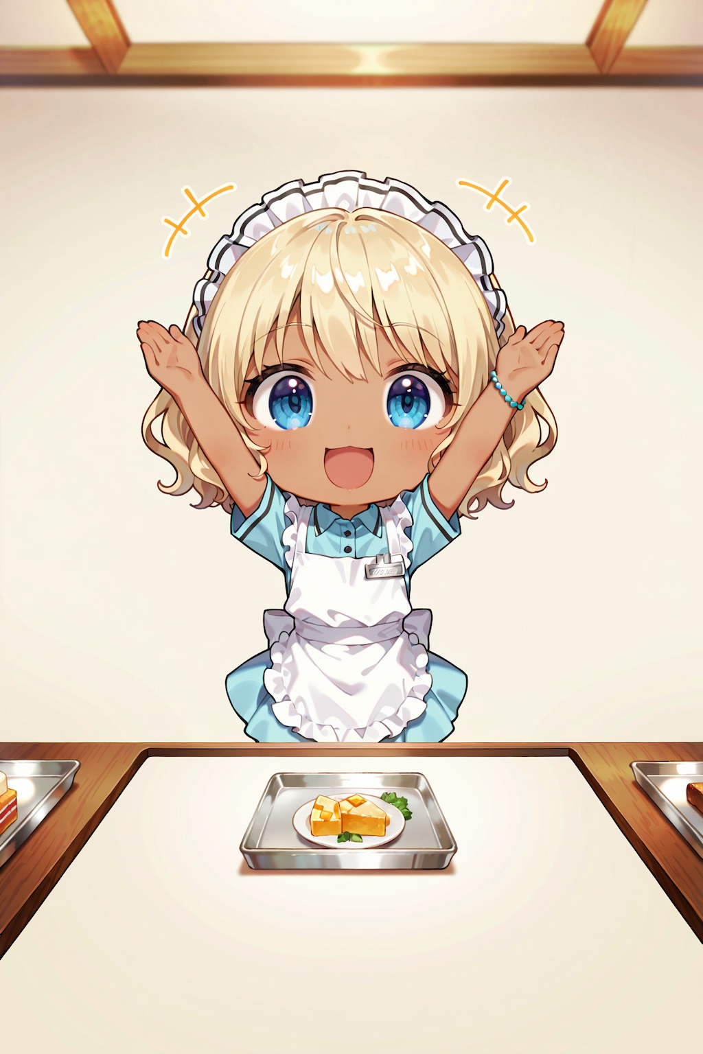 ちびキャラウェイトレスさん Y831