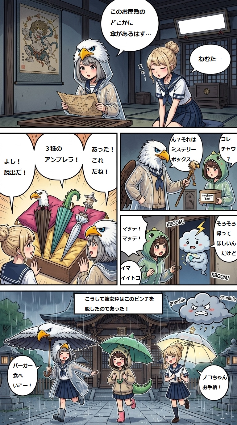 ノコと金団子　アンブレラ編