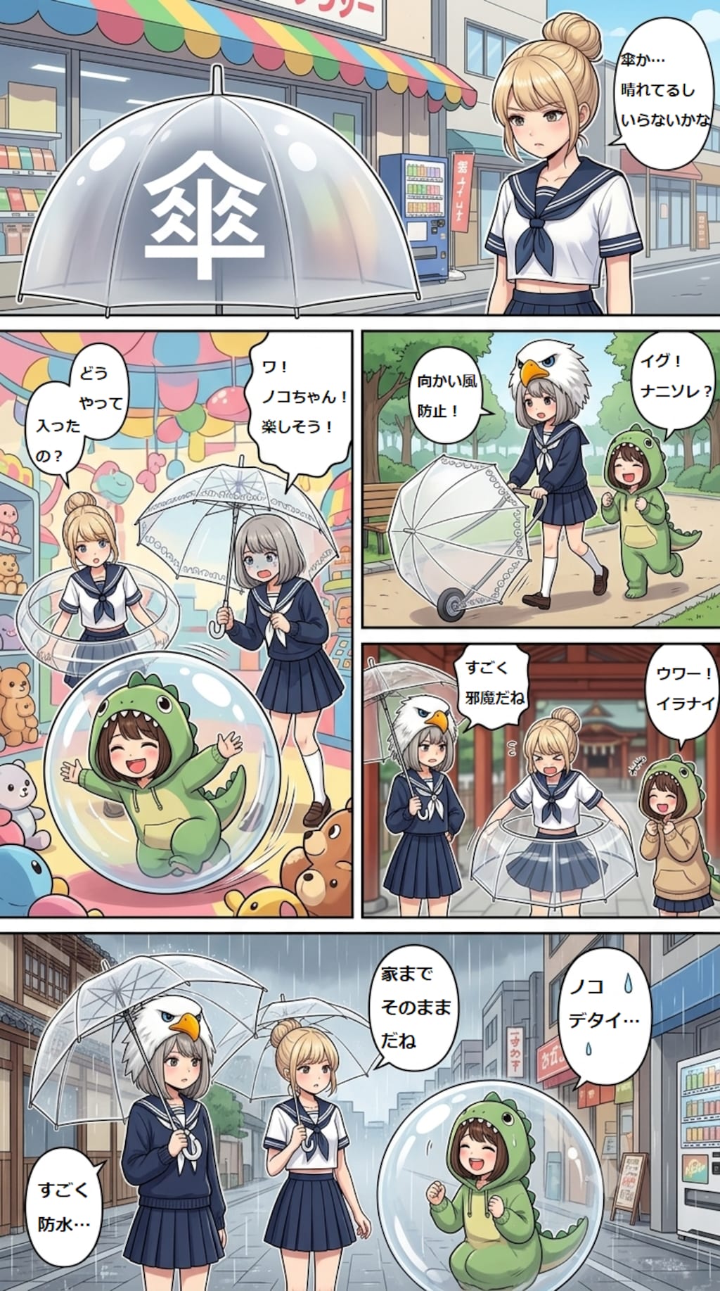 ノコと金団子　アンブレラ編