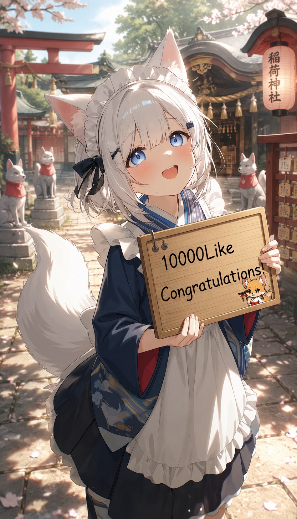 ケモ耳好きさん1万いいねおめでとう