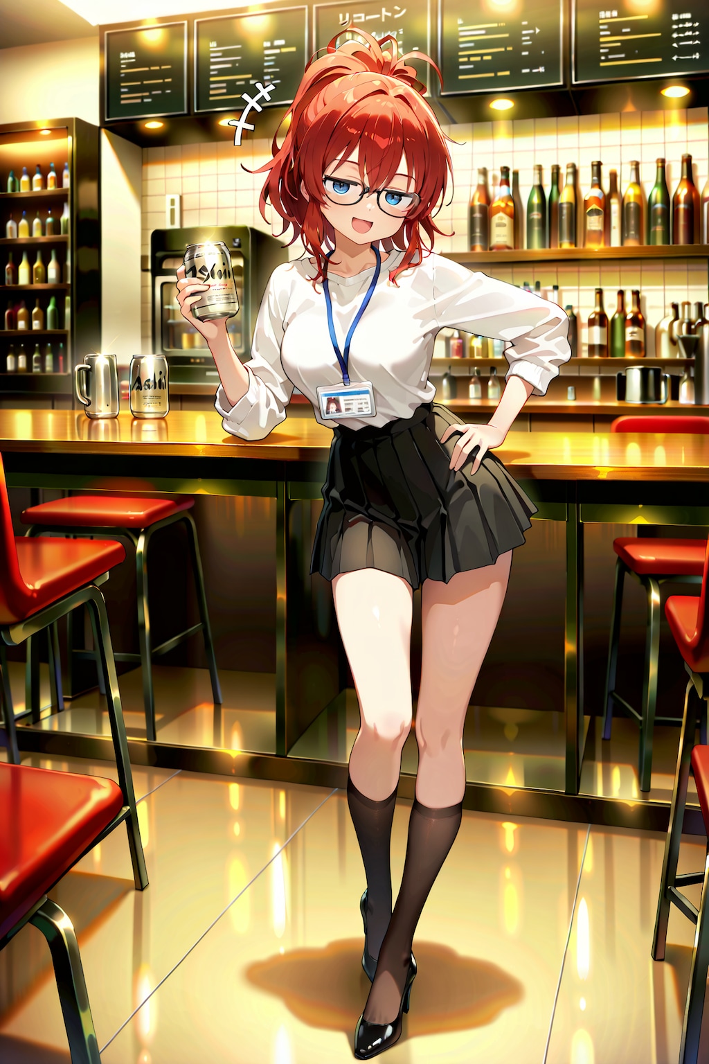 立ち飲み屋のジト目先生 Y824