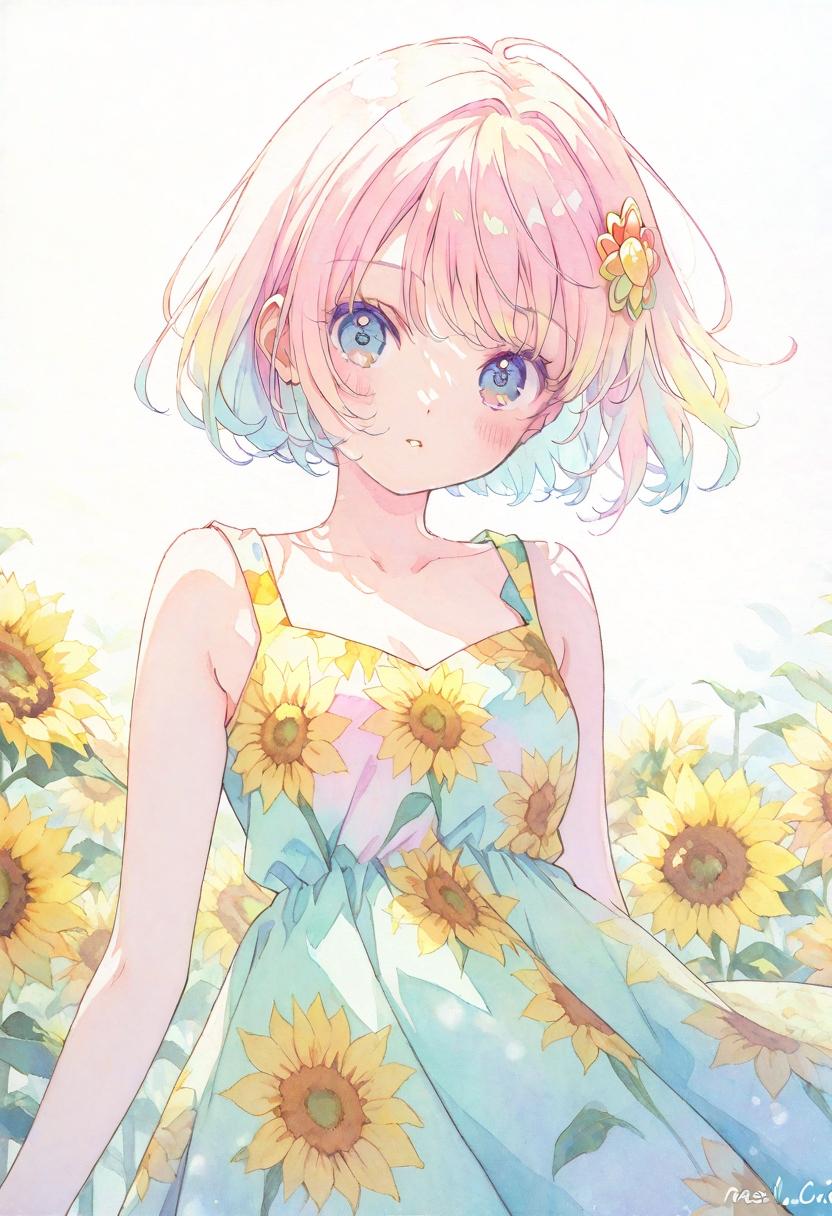 ひまわりGIRL4 | の人気AIイラスト・グラビア