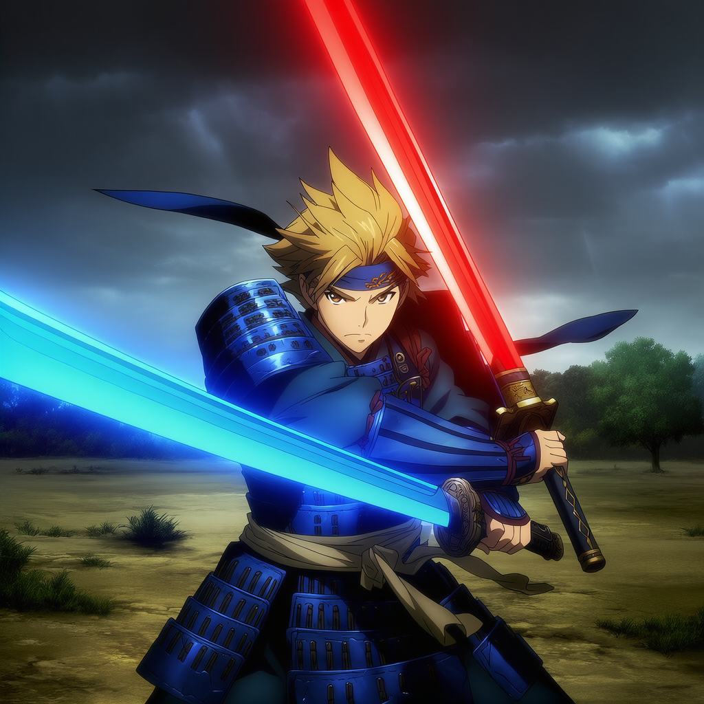 蒼具足侍　灰燼の蒼鬼風