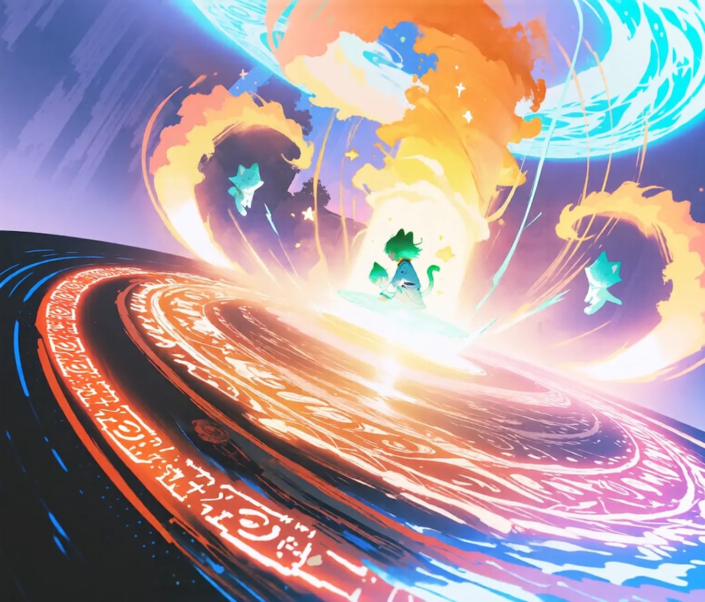 ネコネコ召喚魔法陣