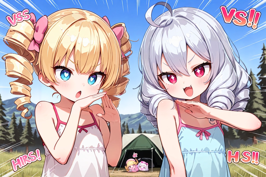 【対決】ランダムシチュエーションドリルヘアーお嬢様限界バトル！