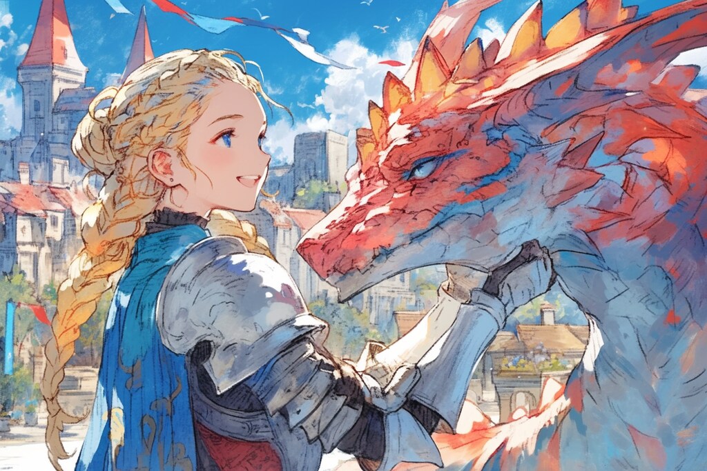 ドラゴンと少女（竜騎士）82