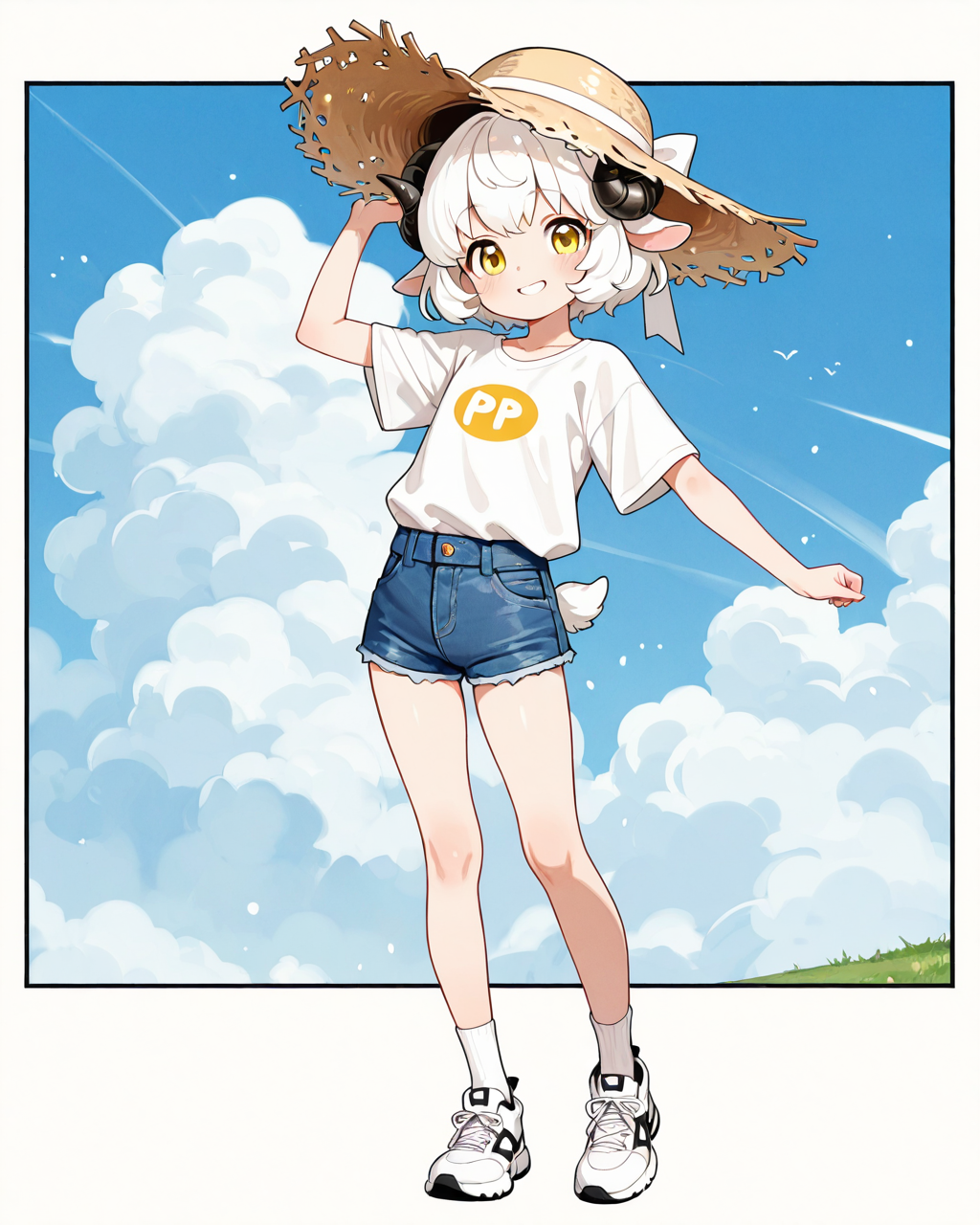 メイちゃんのデニムのショートパンツ♡