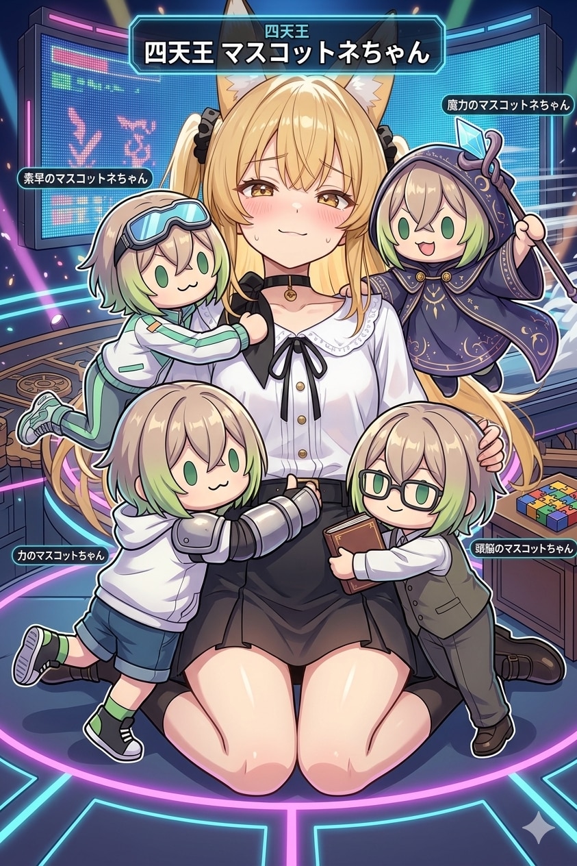ミラさんを確保する四天王ボーイッシュ！！