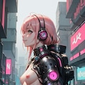 (6枚)ピンク髪のアンドロイド🤖 2枚目