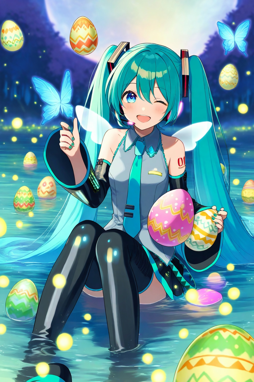 イースターエッグのフェアリーミクちゃん