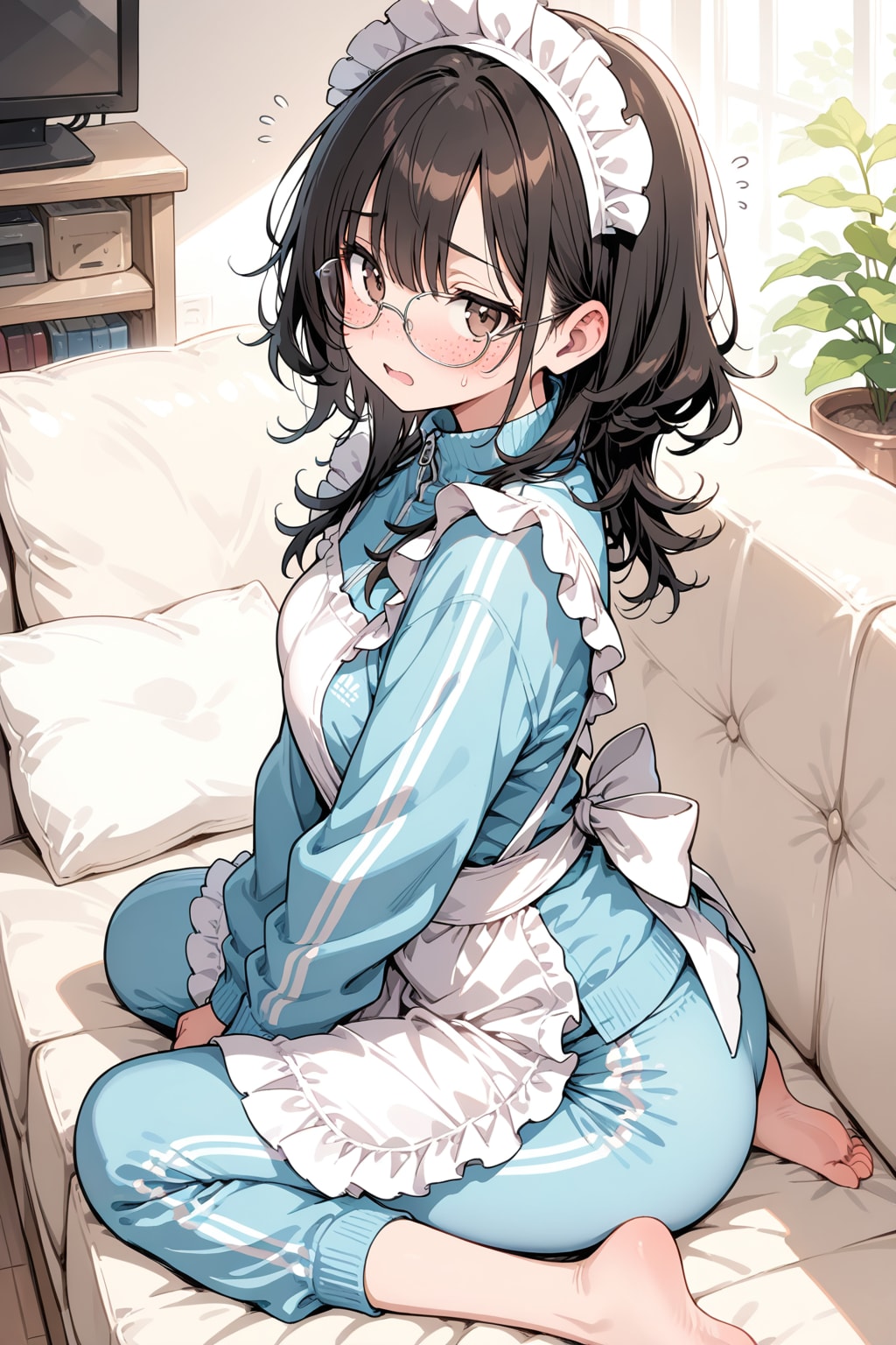 ジャージメイド | の人気AIイラスト・グラビア