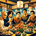 川崎で新年会 2枚目