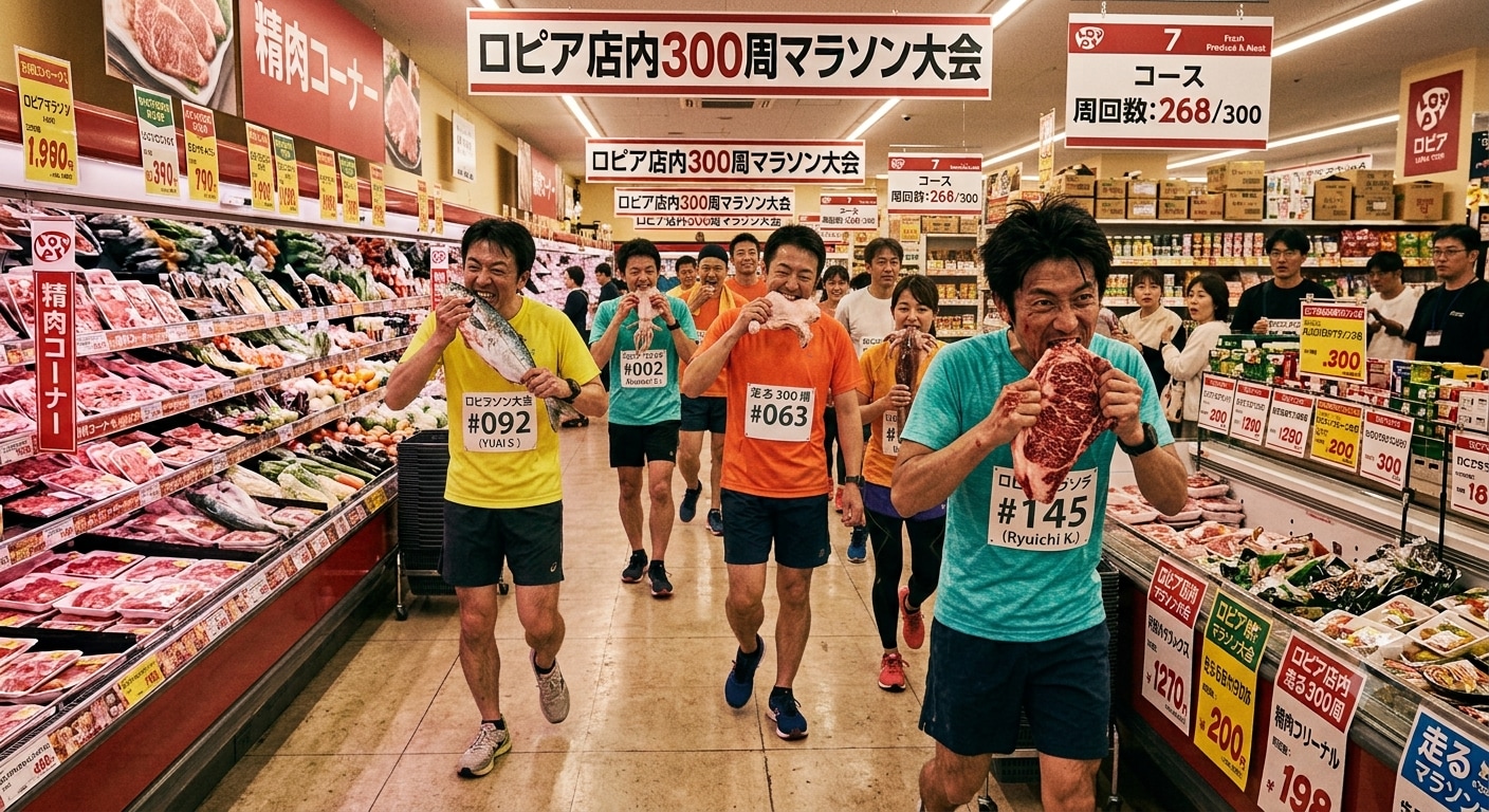 ロピア300周マラソン（220周目）