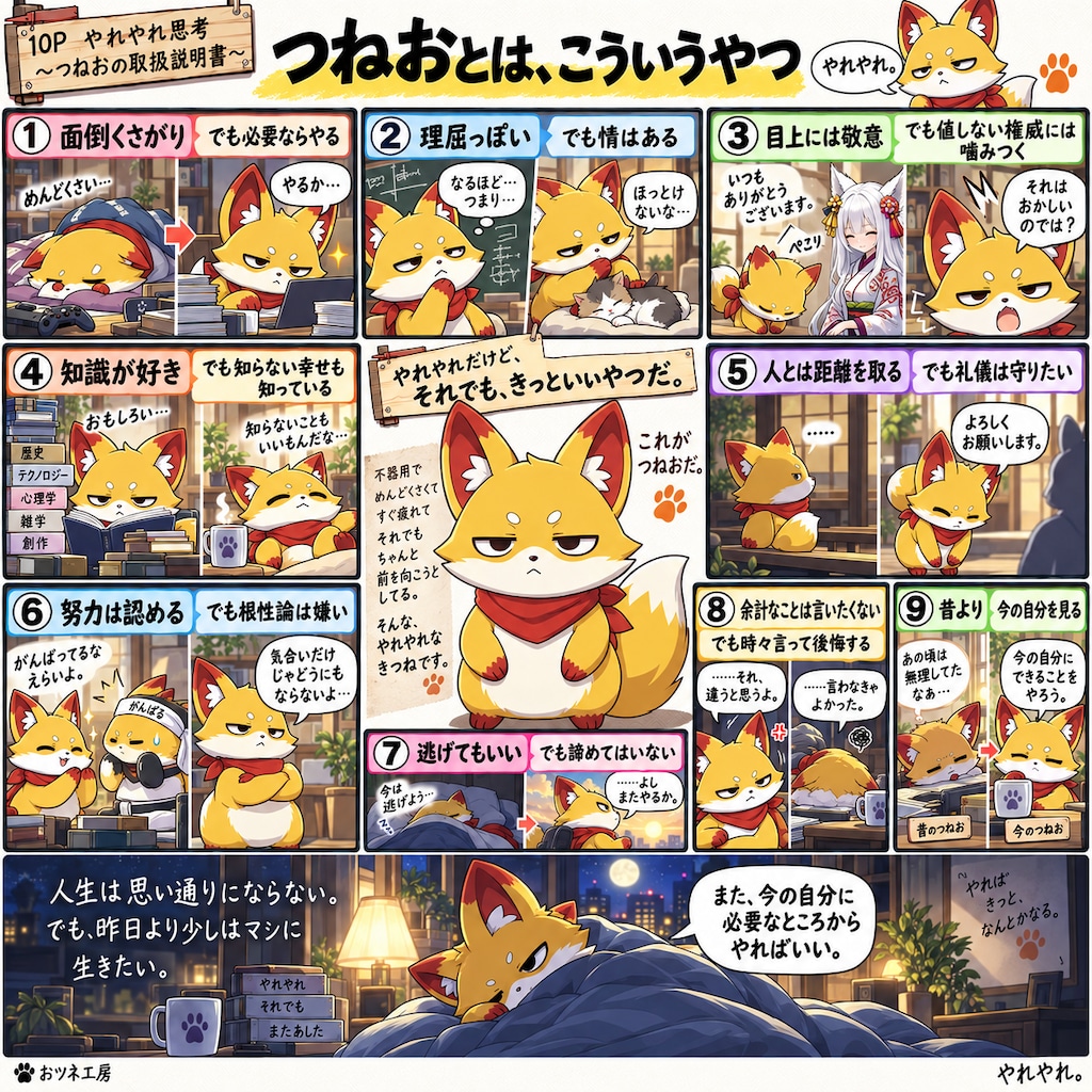 つねおの取扱説明書