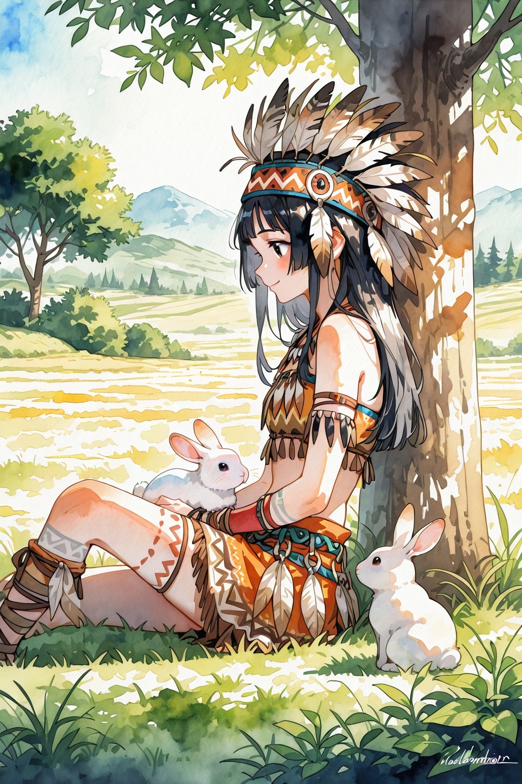 大草原の空の下９１