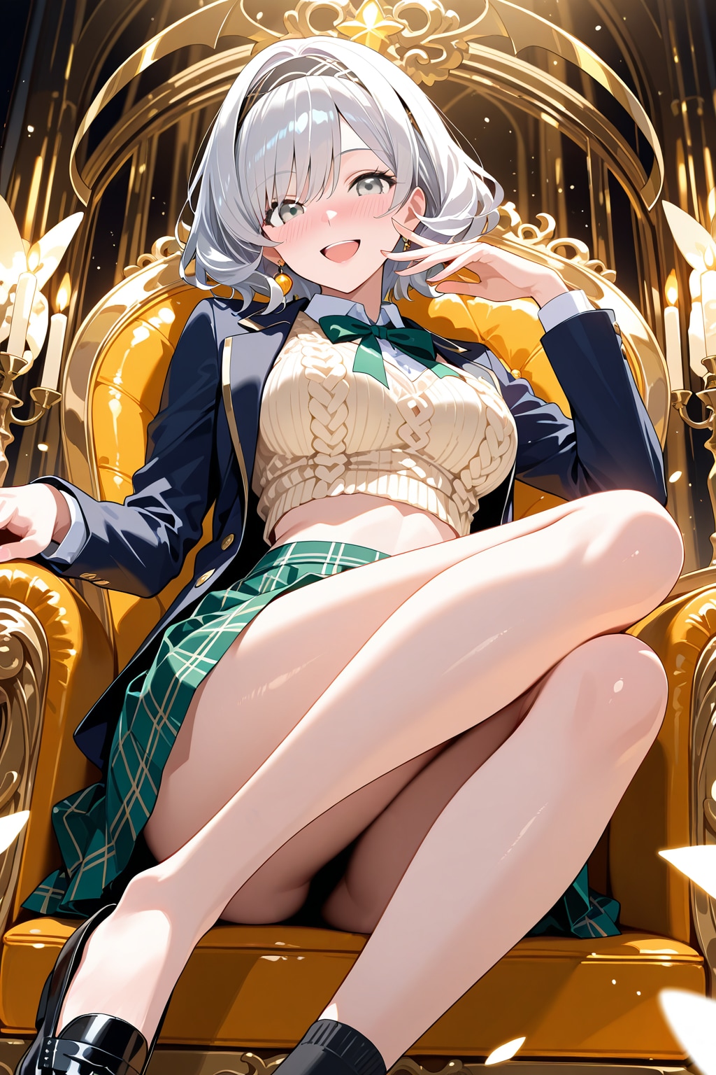 いつも上からな会長さん♡