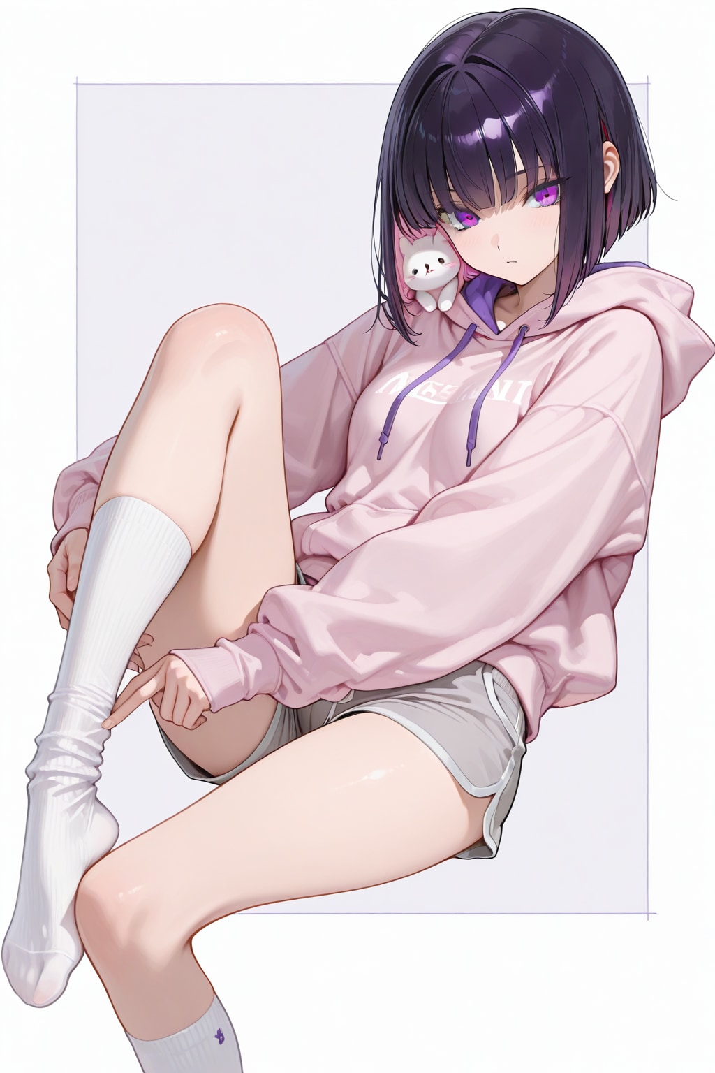 紫色の似合う女の子？ | の人気AIイラスト・グラビア