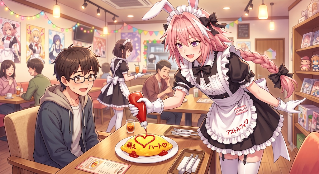 メイド喫茶のアストルフォ