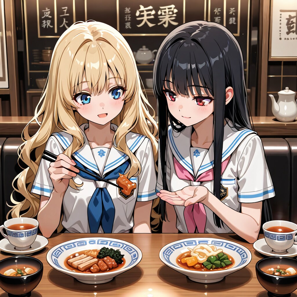 グルメなちちぷいちゃん＆ししょちゃん | の人気AIイラスト・グラビア