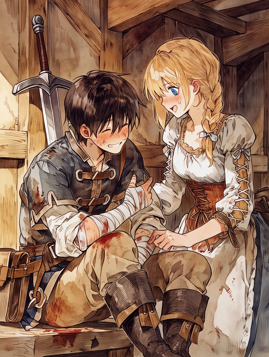 騎士と村娘185 | の人気AIイラスト・グラビア