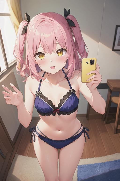 ハルネも水着訓練中